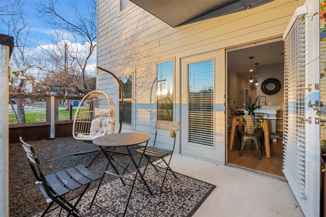 Private patio for first floor units | Image 13