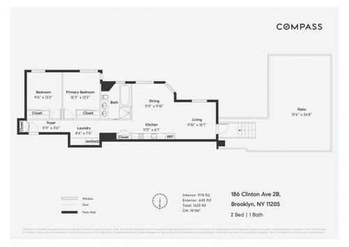 2b-186 Clinton Ave, Brooklyn, NY, 11205-3404 | Card Image