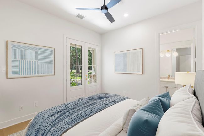 Second bedroom downstairs with private entrance and ensuite bath. | Image 20