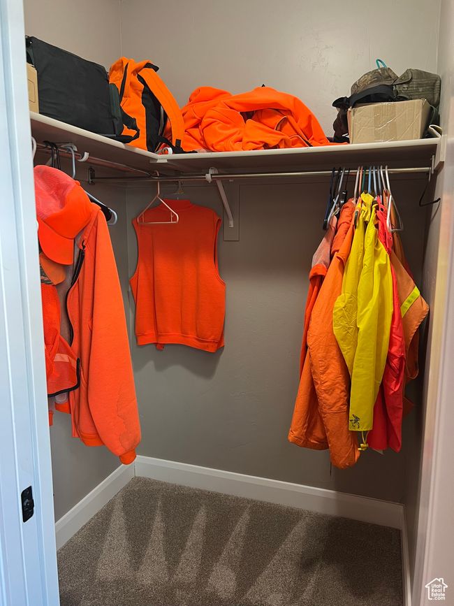 Spacious closet with carpet floors | Image 48