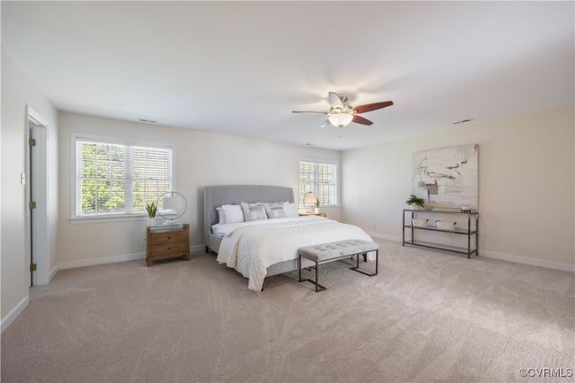 The Primary is large, but not too large. There is ample space for all of the bedroom furniture, plus a sitting area. | Image 34