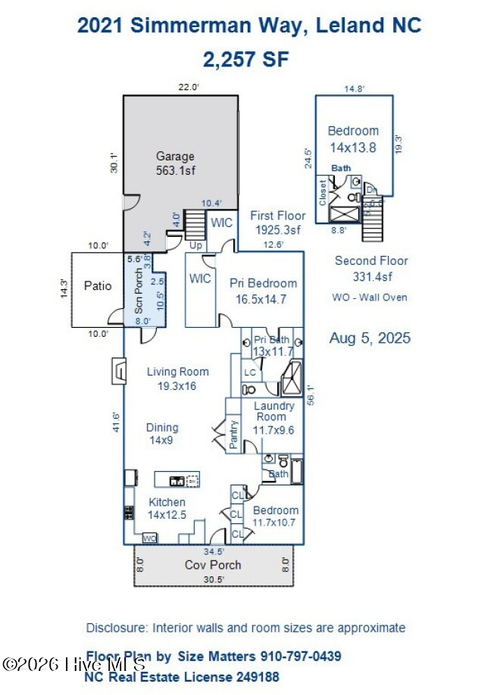 2021 Simmerman Way, Leland, NC, 28451-9490 | Card Image