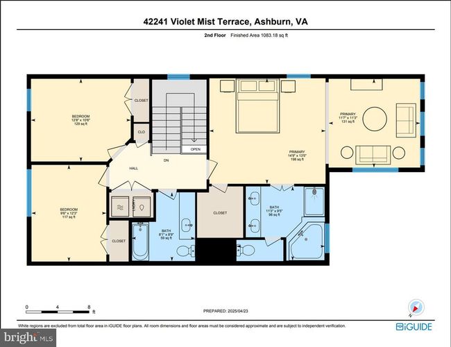 42241 Violet Mist Ter, Townhouse with 4 bedrooms, 4 bathrooms and null parking in BRAMBLETON VA | Image 13