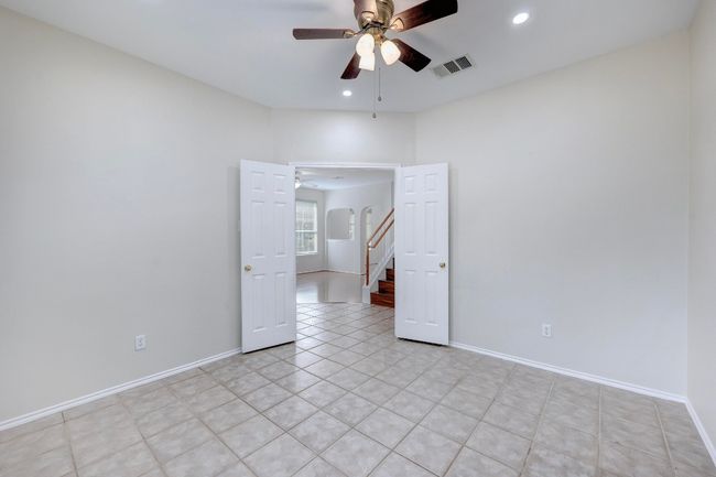 French doors open to the private office | Image 15