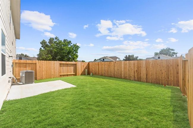 Private Full Sod Back Yard Concrete Patio | Image 23