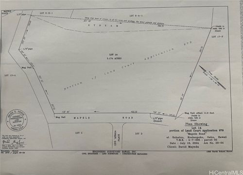 Lot 14 Ahaolelo Pl, Kaneohe, HI, 96744 | Card Image