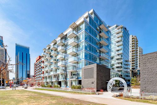 601 - 118 Waterfront Court Sw, Home with 2 bedrooms, 2 bathrooms and 1 parking in Calgary AB | Card Image