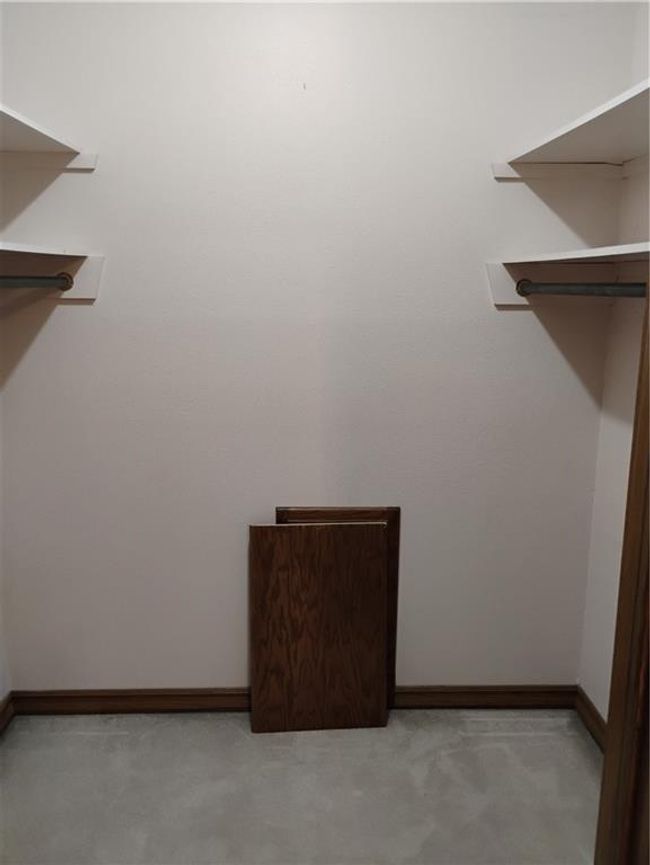 Upstairs Bedroom #2 spacious closet featuring Attic entrance | Image 71