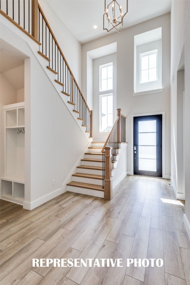 This beautiful open, light filled entry is the perfect place to welcome friends and family into your fantastic new home! REPRESENTATIVE PHOTO. | Image 4