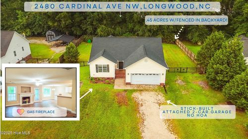 2480 Cardinal Ave Nw, Longwood, NC, 28452-9716 | Card Image
