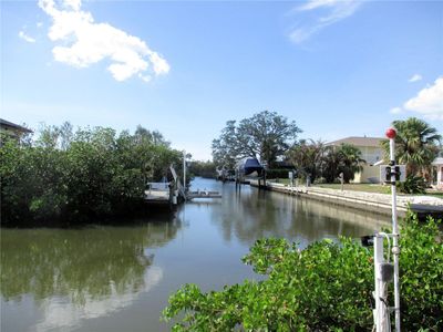 View of canal connecting boat dock to Lemon Bay | Image 3