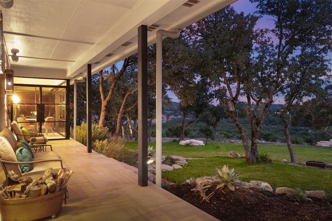 View of back patio / terrace and the breakfast nook | Image 12