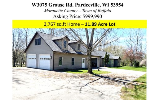 W3075 Grouse Rd, PARDEEVILLE, WI, 53954-9608 | Card Image