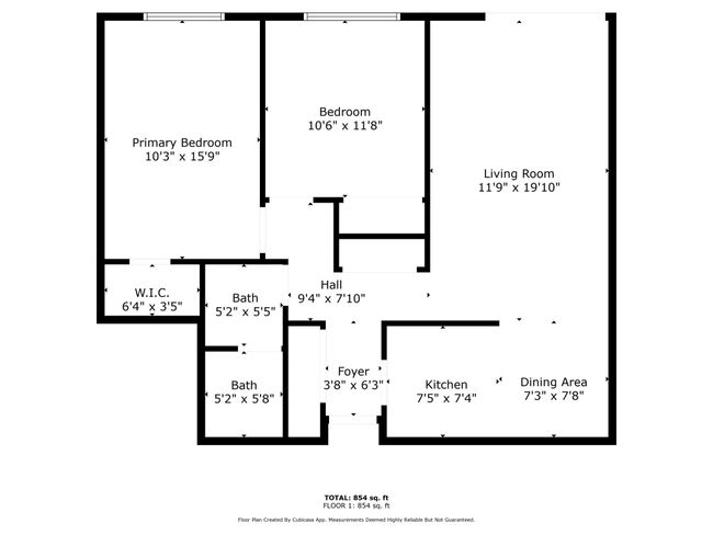 Floor plan with measurements | Image 33