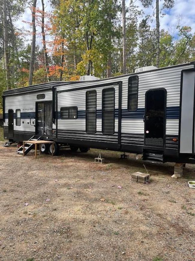 2021 Forest River Cherokee Destination Travel Trailer in like new condition | Image 12