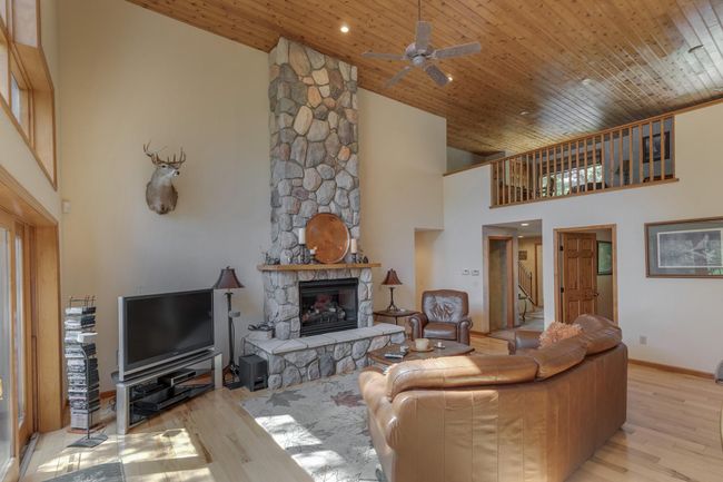 Stone Gas Burning Fireplace | Image 12