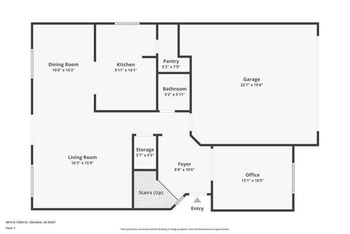 6815 N 129th Dr, Glendale, AZ, 85307-1905 | Card Image