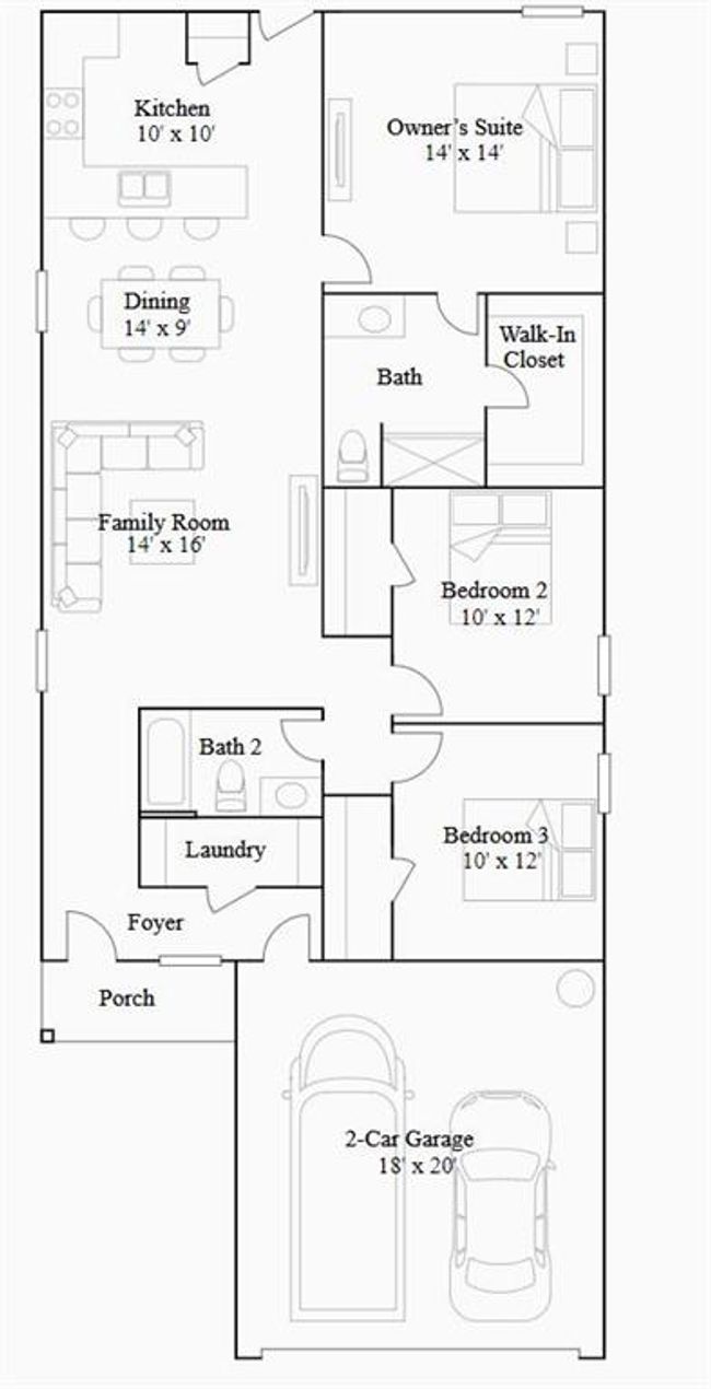 21315 Offida Ln, House other with 3 bedrooms, 2 bathrooms and 2 parking in New Caney TX | Image 30