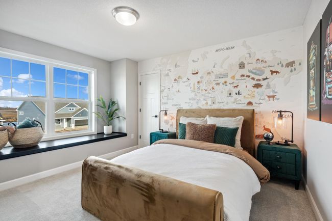 (Photo of a decorated model home, actual features may vary) The fourth spacious bedroom! | Image 29