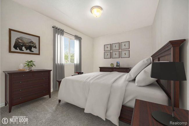 Virtually staged- bedroom 4 | Image 27