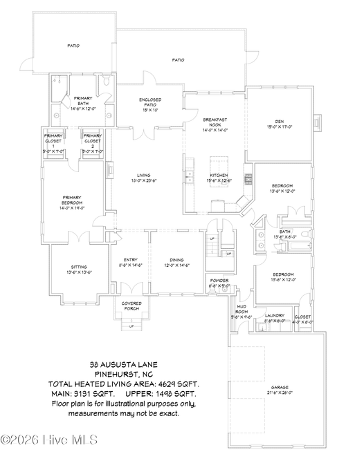 38 Augusta Dr, Southern Pines, NC, 28387-2969 | Card Image