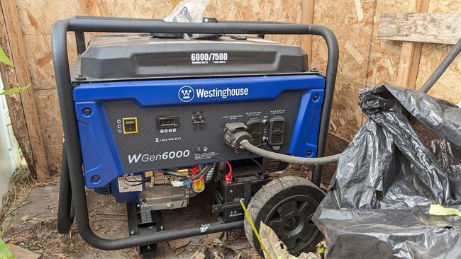 Generator is hooked up and located in Green House | Image 62