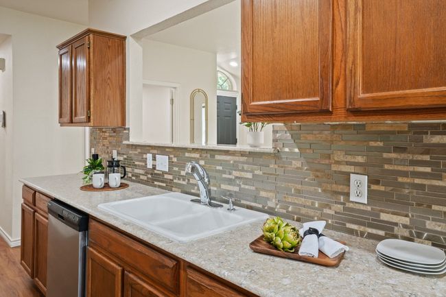 Sleek finishes and plenty of natural light enhance this functional space. 9349 Bernoulli Dr., Austin, TX 78748 | Image 10