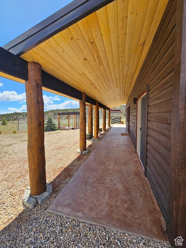 View of brand new covered front patio | Image 8