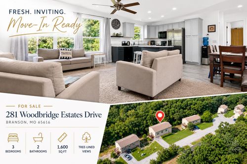 281 Woodbridge Estates Dr, Branson, MO, 65616-4105 | Card Image