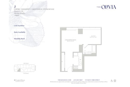 20j-315 W 33rd St, New York, NY, 10001-2791 | Card Image