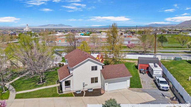 Drone / aerial view featuring a residential view and a mountain view | Image 8