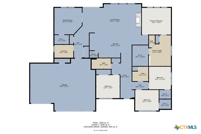 6413 Waggoner Ct, House other with 5 bedrooms, 3 bathrooms and null parking in Temple TX | Image 30