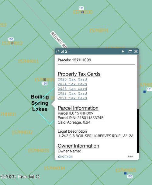 130 Reeves Rd, Boiling Spring Lakes, NC, 28461-5400 | Card Image