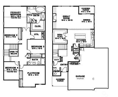 Home is under construction. Photos of a previously built home with similar finishes that are virtually staged. Builder reserves the right to make changes to plans & specifications without notice. Features vary by plan. Buyer to verify square footage. | Image 2