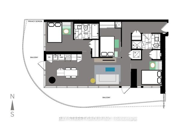 5709 - 197 Yonge St, Condo with 3 bedrooms, 2 bathrooms and 1 parking in Toronto ON | Image 14