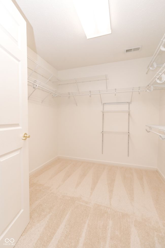 walk in closet with visible vents and carpet floors | Image 18