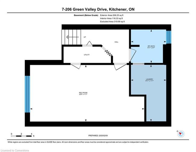 7 - 206 Green Valley Dr, Townhouse with 3 bedrooms, 2 bathrooms and 1 parking in Kitchener ON | Image 47