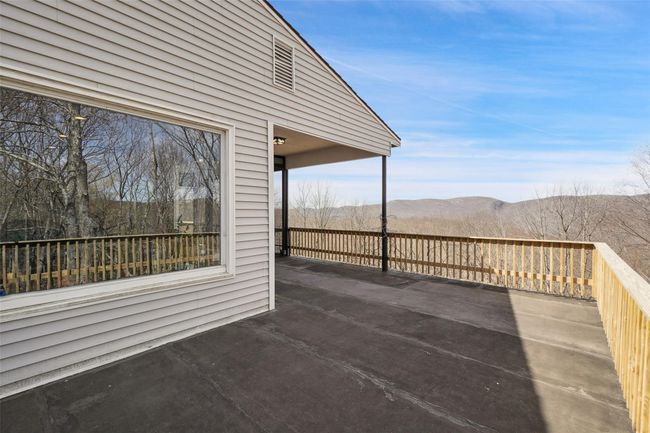 View of patio with a mountain view | Image 29