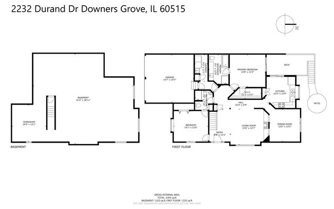 2232 Durand Dr, Townhouse with 2 bedrooms, 2 bathrooms and 2 parking in Downers Grove IL | Image 28