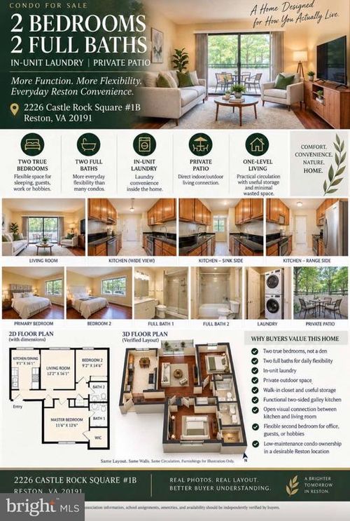 1b-2226 Castle Rock Sq, RESTON, VA, 20191-2237 | Card Image