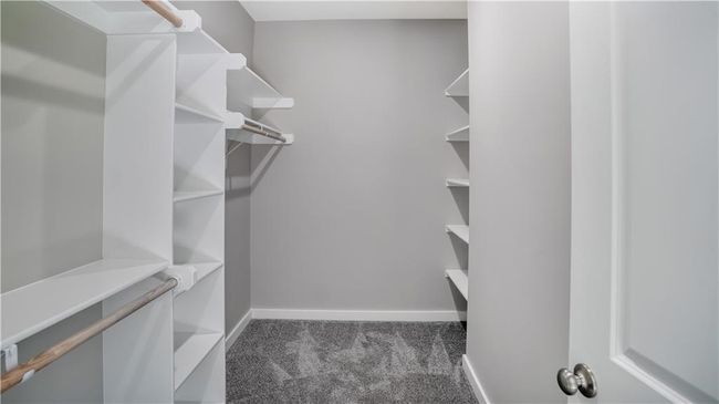 Spacious closet featuring carpet floors | Image 11