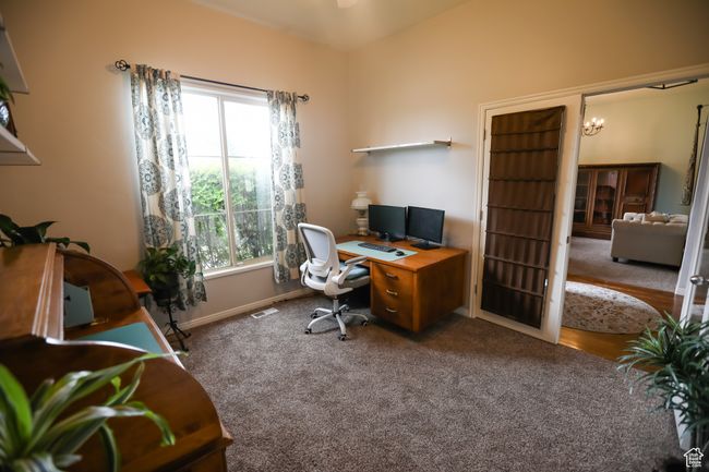 Carpeted office space featuring baseboards | Image 19