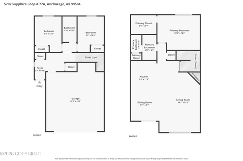 77a-5702 Sapphire Loop, Anchorage, AK, 99504-6002 | Card Image