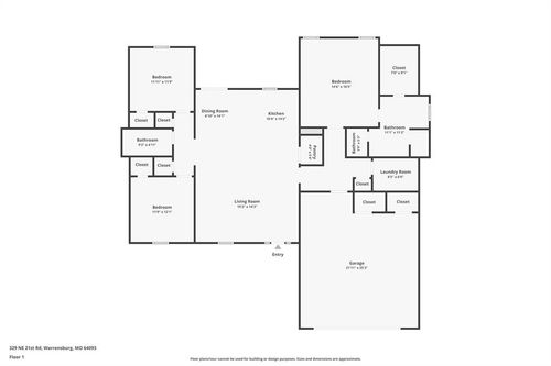 329 Ne 21st Rd, Warrensburg, MO, 64093-7691 | Card Image