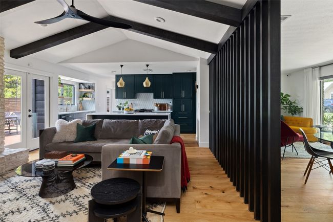 Beamed ceilings, with fan and recessed lighting | Image 7