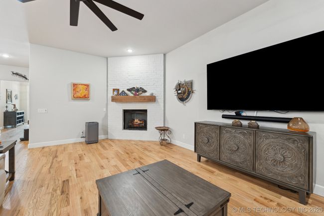 Built in Gas fireplace. | Image 7