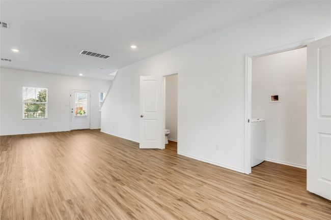 Spare room with light wood-style flooring and recessed lighting | Image 14