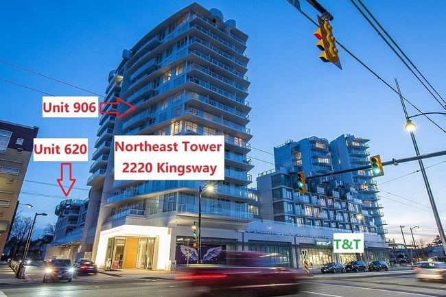 620 - 2220 Kingsway, Condo with 2 bedrooms, 2 bathrooms and null parking in Vancouver BC | Image 3