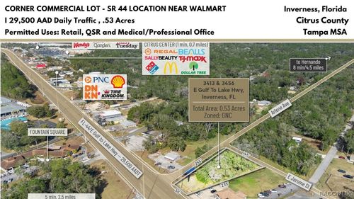 3413 & 3456 E Gulf To Lake Highway, INVERNESS, FL, 34453 | Card Image