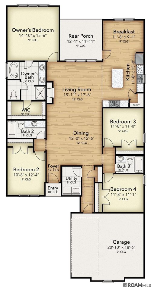 14425 Belle Maison Ave, Gonzales, LA, 70737-7862 | Card Image